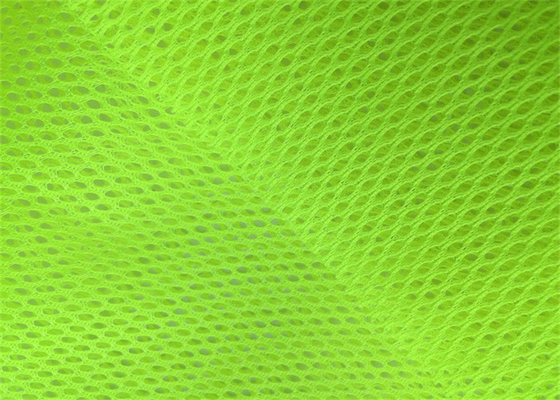 Uniform Polyester Fluorescent Mesh Fabric Warp Knitted Type